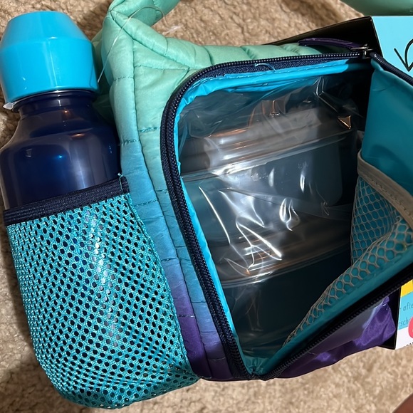 NWT Fit & Fresh Willow Ombré Lunch Set - Picture 8 of 10